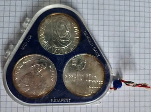 Argento UNGHERIA - Set di 3 monete di 200 FORINT 1977. Come da foto. - Foto 1 di 2