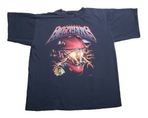Vintage Salem Sportswear 1993 Chicago Blackhawks NHL 90s T Shirt XL/2XL