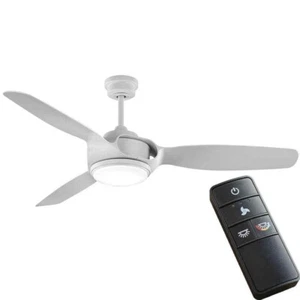 Home Decorators Sedgewood 60 in White Color Changing LED Matte White Ceiling Fan - Picture 1 of 10