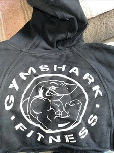 Gymshark Fitness Super Cropped Hoodie Women’s Small Black - Picture 1 of 1
