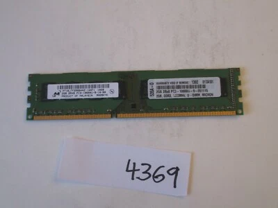 Micron MT16JTF25664AZ-1G4F1 2Gb PC3-10600 1333Mhz DDR3 Desktop Memory RAM (4369) - Image 1 of 2