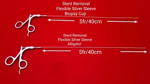 4A Stent Removal Flexible Forcep Grasper 5fr/40cm + Biopsy Cup Forcep 5fr/40cm - Picture 1 of 12