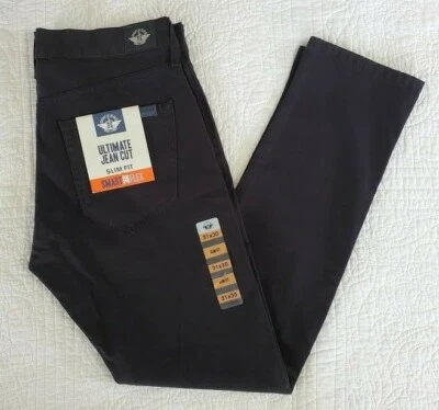 NEW Dockers Ultimate Jean Cut Pants Slim Fit Smart 360 Flex 794970007 Black  - Image 1 of 4