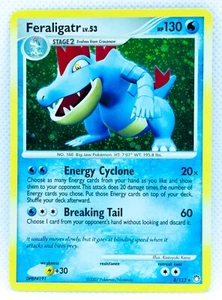 FERALIGATR 8/123 (NM) Holo Bleed Rare Mysterious Treasures 2007 - Pokemon Card - Picture 1 of 3
