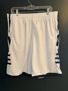 Liberty Pro Men's Shorts Size X-Large Black White Stripe Drawstring Athletic NWT - Picture 1 of 9
