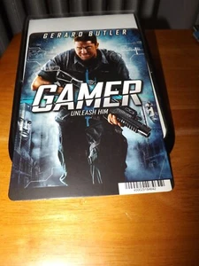 GAMER DISPLAY BACKER CARD (not a dvd) 5.5" X 8" NO MOVIE - Picture 1 of 1