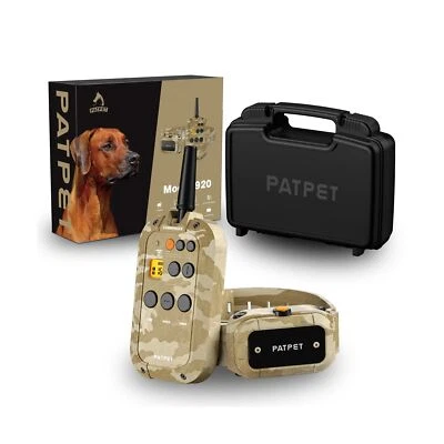 PATPET Dog Shock Collar with Remote 3/4 Mile Range Dog Training Collar Includ...