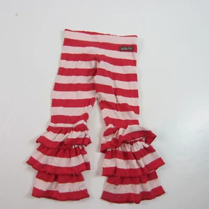 matilda jane girl's leggings ruffle red pink size 4 - Picture 1 of 6