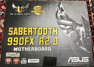 ASUS SABERTOOTH 990FX, AMD Motherboard & AMD FX-9590 Processor +EK Supremacy EVO - Bild 1 von 17