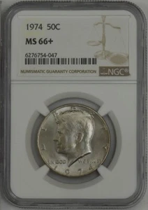 1974 Kennedy Half 50c MS66+ NGC 945353-57Q - Picture 1 of 4