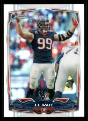 2014 Topps Chrome Refractors #29 J.J. Watt - Image 1 of 2
