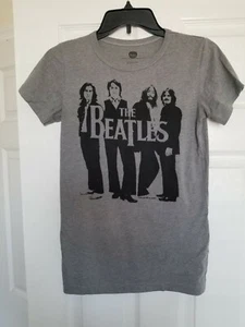 Teens Mädchen Vintage Shirt Retro "Beatles Band" Farbe grau Größe L. - Bild 1 von 4