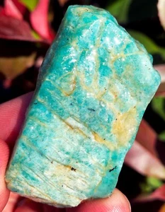 41,8g NATÜRLICHES Amazonit Nugget blaue Farbe durchscheinend grobes Exemplar ie2928 - Bild 1 von 14