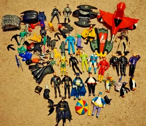 DC Comics Kenner Super Power / Batman movie Lot Vehicles Figures Accessories - Picture 1 of 10