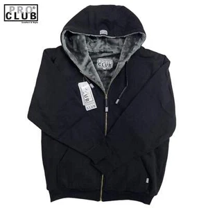 Pro Club Men's Heavyweight Pile Full Zip Hoodie - Picture 1 of 16