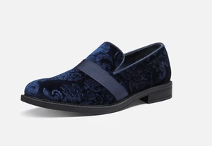 Mocassino uomo Bruno Marc elegante scarpa smoking slip-on pelle verniciata stile versatile - Foto 1 di 6