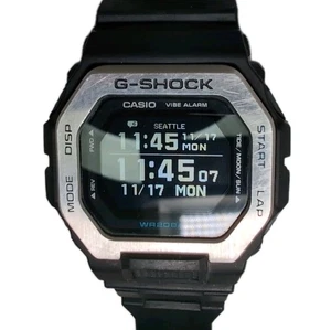 Reloj inteligente digital Casio G-Shock GBX-100 G-LIDE Bluetooth en negro/plateado - Imagen 1 de 8