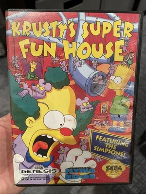 Krusty's Super Fun House (Sega Genesis, 1994) - Image 1 of 3