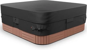 Outdoor Waterproof and Weatherproof Hot Tub Cover 85 X 85 Inch Fit 84 X 84 or 83 - Foto 1 di 8