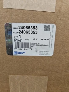 OEM GM NEW PART#24065353 OLD PART #24047995 AUTOMATIC TRANSMISSION VALVE BODY - Picture 1 of 1