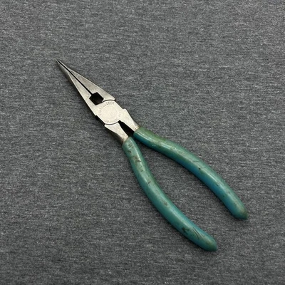 "Alicates de nariz largos vintage Channellock 317 8"" con cortador lateral EE. UU. Foto 1 de 4