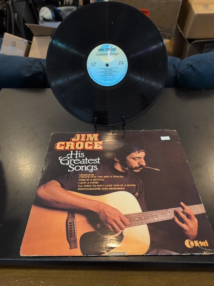[FOLK/ROCK/POP]~ LP~JIM CROCE~His Greatest Songs~[1980 K Tel - Image 1 of 1
