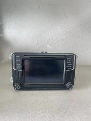 Reproductor de CD con pantalla de radio AM FM para VW Volkswagen Jetta Passat 16-17 OEM Foto 1 de 4
