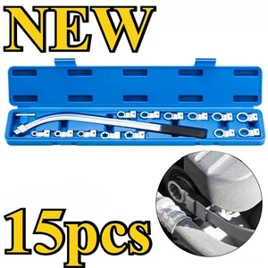Universal Auxiliary 15PCS Idler Belt Tensioner Pulley Removal Tool Kit Serpentin - Picture 1 of 6