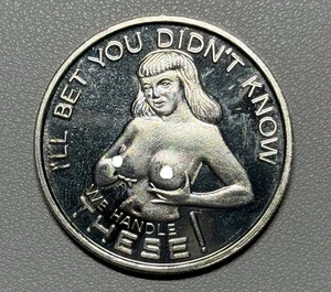 Vintage  I'll Bet You Didn't Know We Handle These 1 oz .999 Silver Art Round - Picture 1 of 2