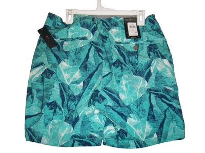 Nuevo con etiquetas Pantalones Cortos Margaritaville Para Hombre Verde Floral Talla 34 Entrepierna 7" (B51) Foto 1 de 4
