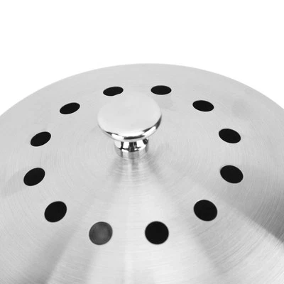 HG Countertop Compost Bin Round Stainless Steel Remove Odors Composting Bin - Image 1 of 4