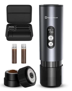 150W Espresso Maker with 2-3 Min Fast Self-Heating, Portable Travel Espresso ... - Picture 1 of 8