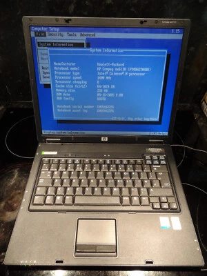 HP Compaq nx6110 Intel Celeron M 1.4Ghz 256Mb Ram 14" Laptop - Image 1 of 4