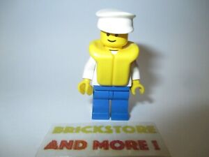 Lego - Minifigures - City - Boat Worker boat007