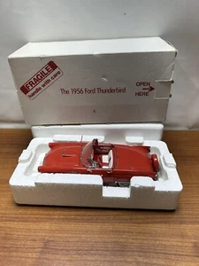 Danbury Mint 1956 Ford Thunderbird Red Convertible With Box - With Hard Top - Picture 1 of 12