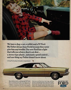 1967 Ford 1966 Zeitschrift Printanzeige - Bild 1 von 1