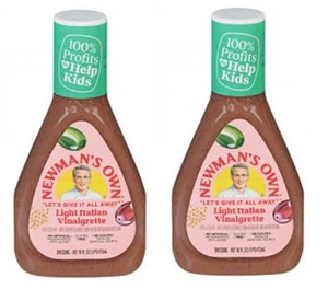 Newman's Own Light Italian Dressing (Pack of 2) 16 oz Bottles - Picture 1 of 1