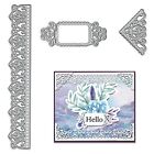Lace Edge Die Cuts for Card Making and Scrapbooking, Banner Tag Cutting Dies ...