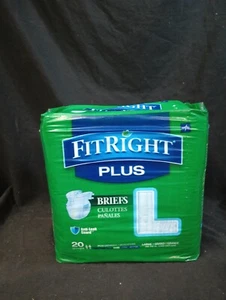 FITRIGHT Plus Adult Underwear Size Large Pack of 20 - Picture 1 of 5