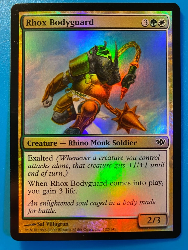 MTG 1x FOIL Rhox Bodyguard Conflux Modern Pauper Magic the Gathering Card x1 NM - Image 1 of 1