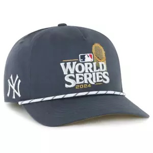 New York Yankees '47 Brand 2024 World Series Hitch Rope Adjustable Snapback Hat - Picture 1 of 4