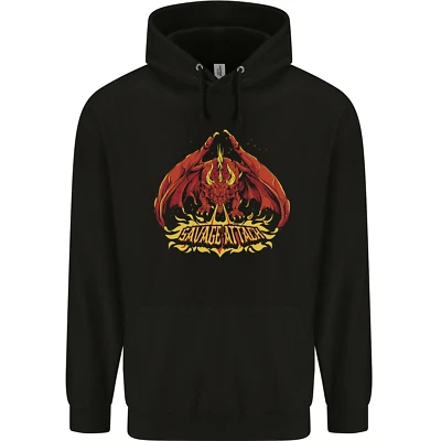 Savage Attack Fantasy Dragon Childrens Kids Hoodie - Image 1 of 2