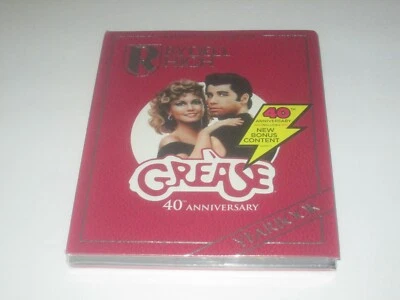 Grease 40th Anniversary Edition (Blu-Ray & DVD, 2018) Yearbook Case - Image 1 of 4