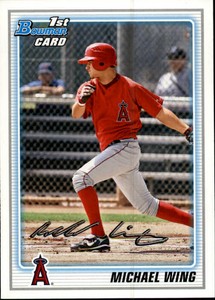 2010 Bowman Prospects Los Angeles Angels Baseball Card #BP86 Michael Wing