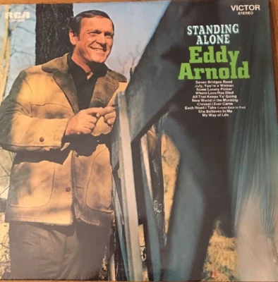 Eddy Arnold Standing Alone Album LP-RARE VINTAGE-SHIPS N 24 HOURS Foto 1 de 3