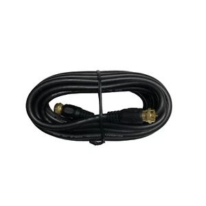 Cable coaxial de puente coaxial RG-59 de 12' pies con conectores tipo F dorado - Imagen 1 de 1