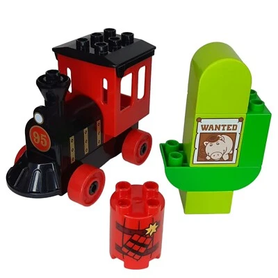 LEGO Disney Duplo #10894 Toy Story Woody's Train Hamm Pig Printed Brick Dynamite - Image 1 of 4
