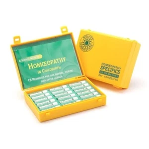 Helios Homeopathic Childbirth Kit - 18 Homeopathy Remedies - Baby Shower Gift - Picture 1 of 1