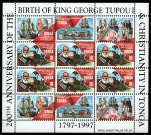 Tonga 1997 - Mi-Nr.o 1490-1493 ** - Estampillada sin montar o nunca montada - arco ZDR - barcos / barcos - Imagen 1 de 1