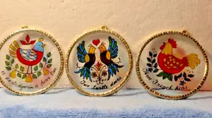 Set Completo Decorazioni Albero Di Natale Ornamenti Vintage Trim A Tree I Dodici Giorni Di Natale - Foto 1 di 23
